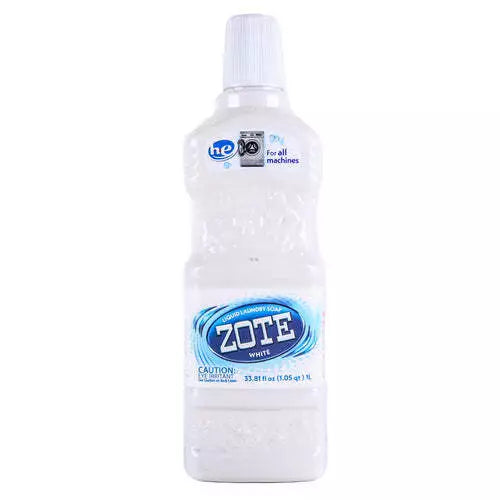 Zote White Liquid Laundry Soap, 33.81 fl oz