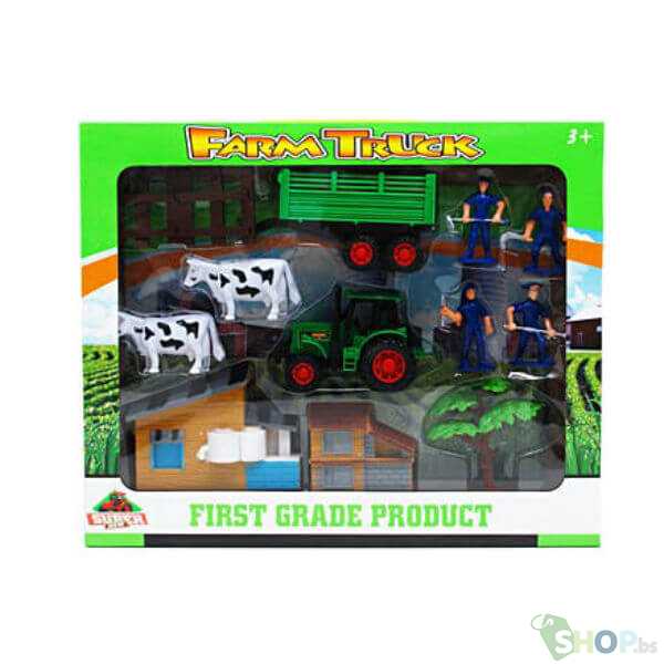 Arcady Farm Truck Play Set With Accessories (Ages 3+)