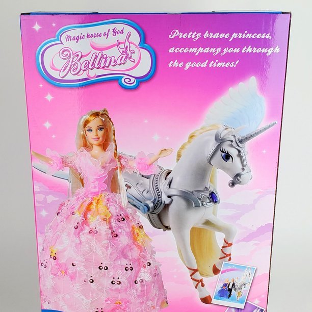 Novelty Products Girls Princess Barbie With Pegasus Play Set (Ages 3+)