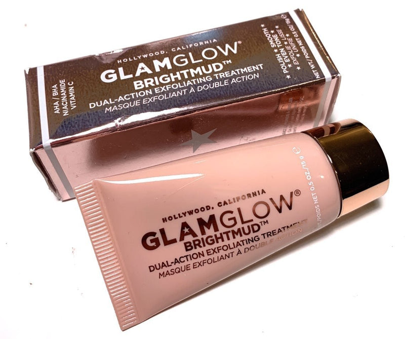 Glamglow Brightmud Dual Action Exfoliating Treatment 0.5oz/15g