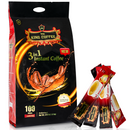 TNI King Coffee 3 in 1 Instant Vietnamese Coffee, 100 Single Serve Packets - Individual Pocket Size Sachet Sticks - Blended with Coffee, Cream Powder and Sugar - Bulk Size Pack
