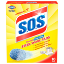 S.O.S. Steel Wool Soap Pads 10 count