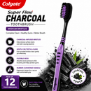 Colgate Super Flexi Charcoal Toothbrush (Medium) - Pack of 12