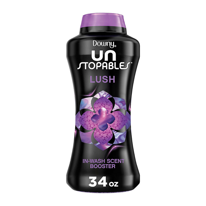 Downy Unstopables In-Wash Scent Booster Beads, Lush 34oz (Large Size)