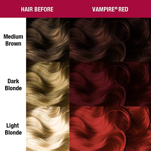 Manic Panic Vampire Red Class High Voltage Semi-Permanent Hair Color 4oz