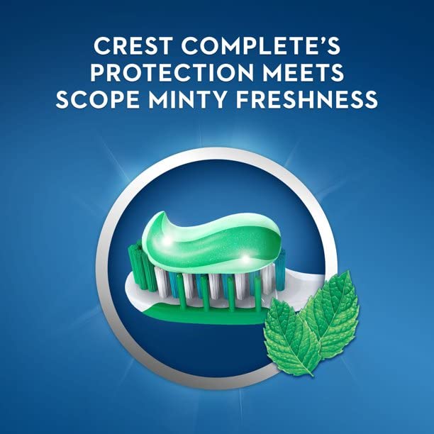 Crest Toothpaste Plus Scope Whitening Minty Fresh 5.4oz - Pack of 4