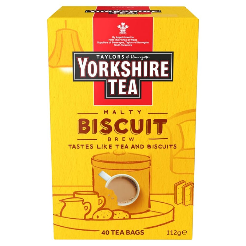 Taylors of Harrogate Yorkshire Biscuit Brew 40 Tea Bags 112g