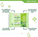 Simple Kind To Skin Cleansing Facial Wipes 25 Count - Pack of 6