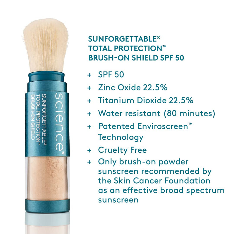ColoreScience Sunforgettable Total Protection Brush-On Shield SPF 50 Multipack 0.21 oz - 6 g Fair Shade