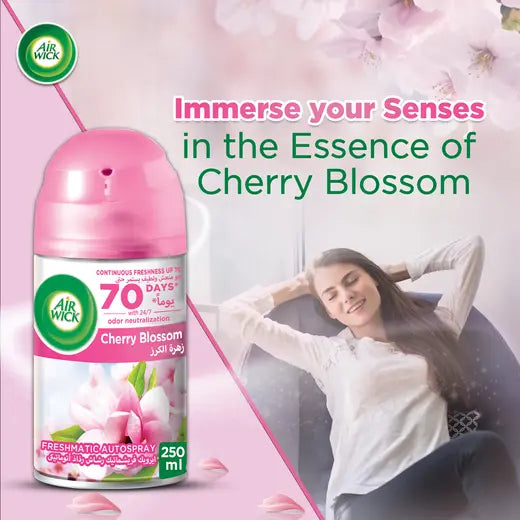 Air Wick Freshmatic Autospray Kit Cherry Blossom 250ml