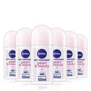 Nivea Pearl and Beauty 48 Hours Anti-Perspirant Deodorant Roll On 50ml - Pack of 6