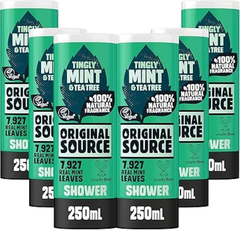 Original Source Tea Tree & Mint Shower Gel 250ml - Pack of 6