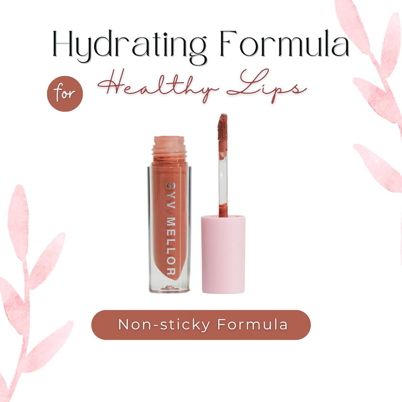 Glossy Lip Gloss Non-Sticky Hydrating Lips Glow Long Lasting High Shine Lip Glosses for Women and Girls Creates Fuller Lips & Plumper Pout - Vintage