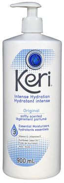 Keri Original Intense Hydration Lotion, Softly Scented, Pump, 900 Ml / 30.4 Oz