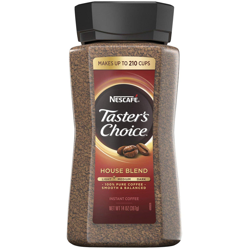 Nescafe Taster's Choice House Blend Instant Coffee, 14 Ounce Jar
