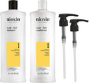 Nioxin System 1 Cleanser Shampoo & Scalp Therapy Conditioner 33.8oz + Pumps