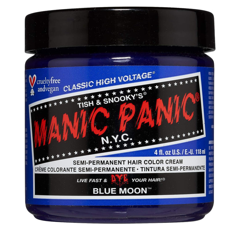 Manic Panic Blue Moon Class High Voltage Semi-Permanent Hair Color 4oz