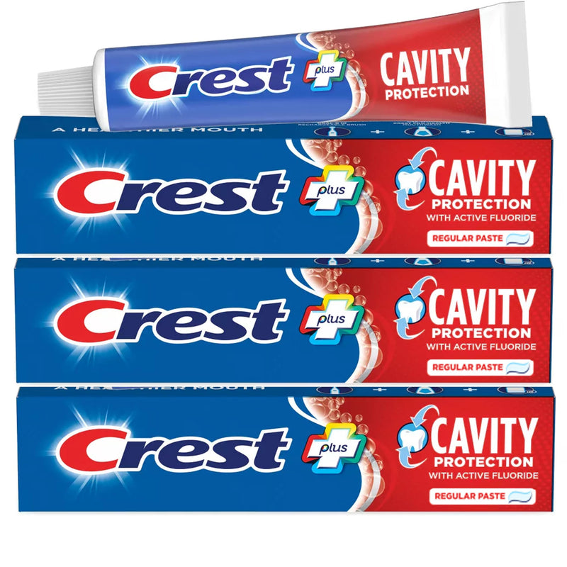 Crest Cavity Protection Regular Toothpaste 8.2oz (Pack of 4)