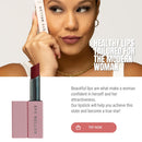 Lustrous Lipstick, High Impact Lipcolor with Moisturizing Creamy Hydrating Lipstick Long Lasting Instant Shine Glow Lips, Waterproof - Static