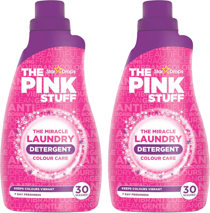 The Pink Stuff The Miracle Laundry Detergent Color Care Liquid 32oz - Pack of 2