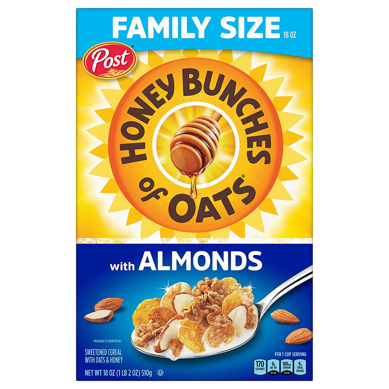 Honey Bunches of Oats With Almonds Cereal 18oz