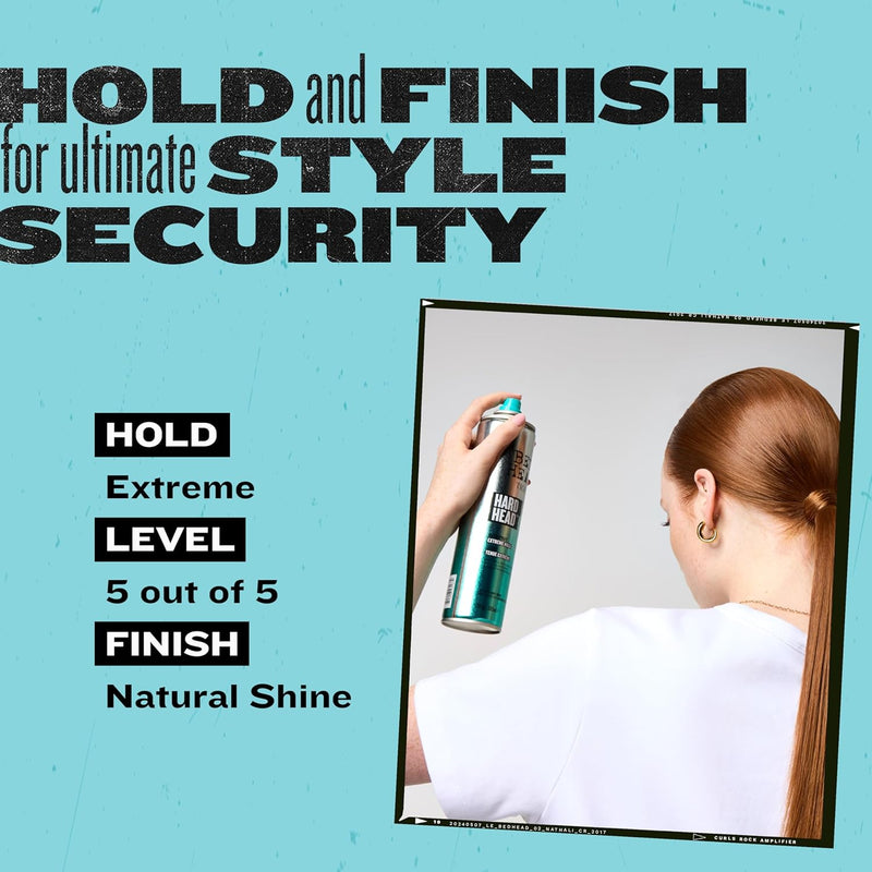 TIGI Bed Hard Head Extra Strong Hold Hair Spray 385 ml