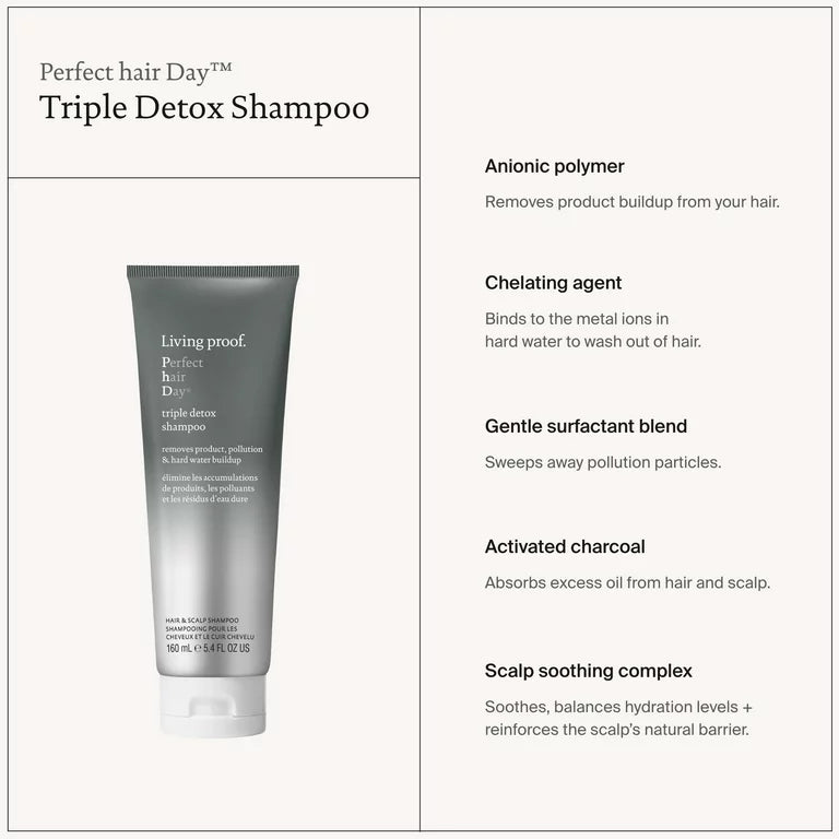 Living Proof Perfect Hair Day Triple Detox Shampoo 5.4oz/160ml