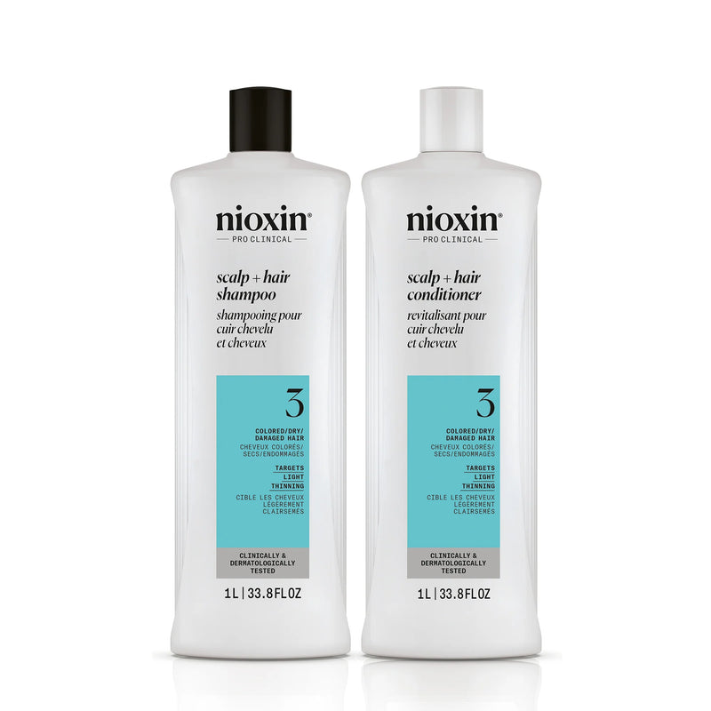 Positioner System Nioxin System 3 Cleanser Shampoo & Scalp Therapy Conditioner Duo 33.8o