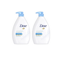 Dove Body Wash Gentle Exfoliating  33.8oz/1LT - Pack of 2