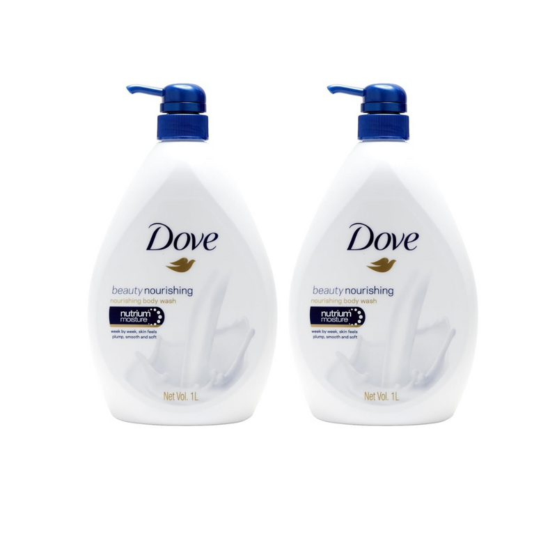 Dove Body Wash Beauty Nourishing 33.8oz/1LT - Pack of 2