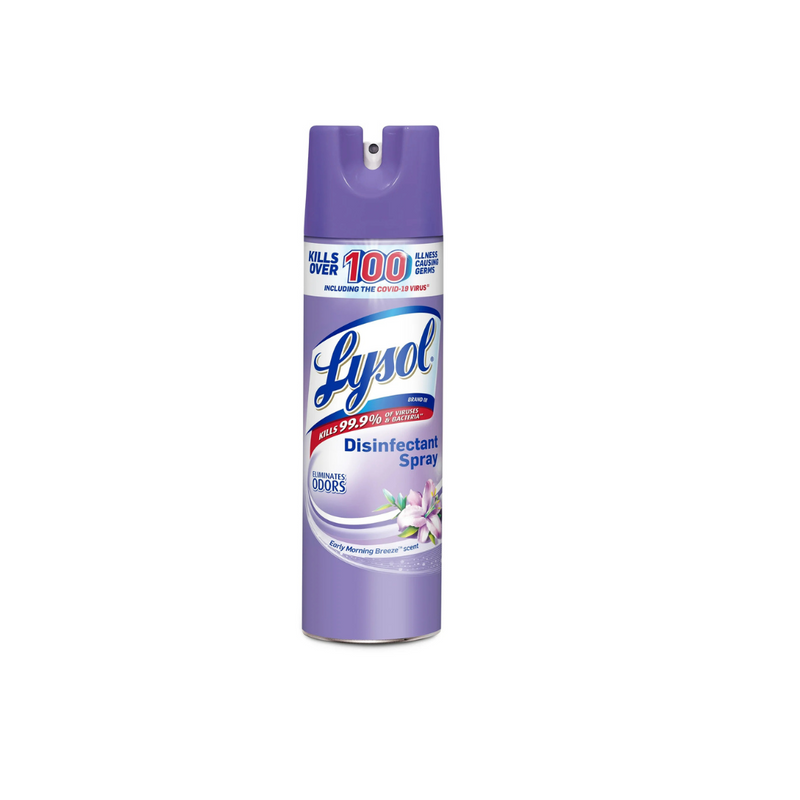 Lysol Disinfectant Spray, Early Morning Breeze, 19 Ounce