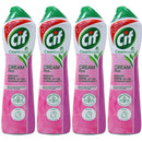 Cif Pink Tuberose Cream Cleaner, 500 ml -Pack of 4