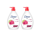 Dove Go Fresh Renew Nourishing Body Wash 1LT With Pump - Pack of 2