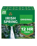 Irish Spring Deodorant Soap Original  Bar, 4 Ounce (20 Bars)