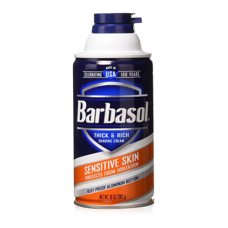 Barbasol Thick & Rich Shaving Cream, Sensitive Skin 10 oz