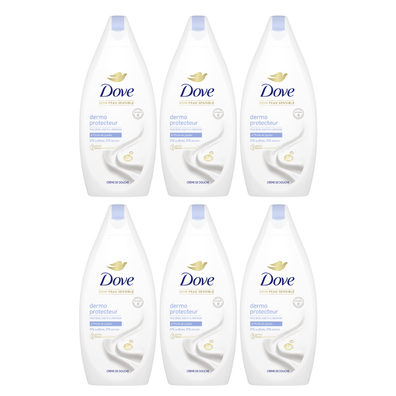 Dove Body Wash  Dermo Protecteur With Jojoba Oil 400ml - Pack of 6