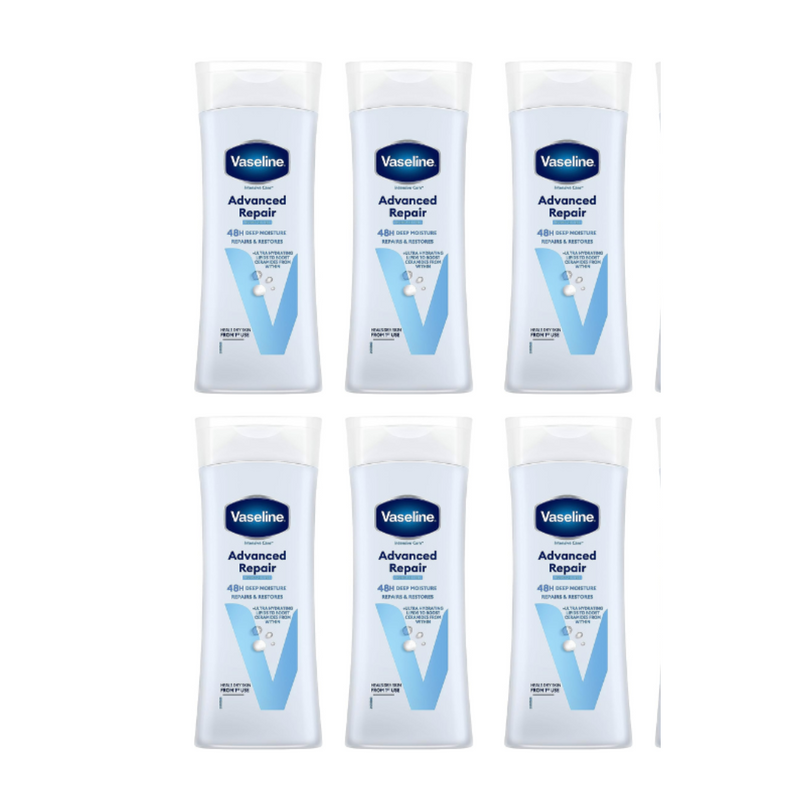 Vaseline Intensive Care Advanced Repair Body Lotion 400ml - Pack of 6