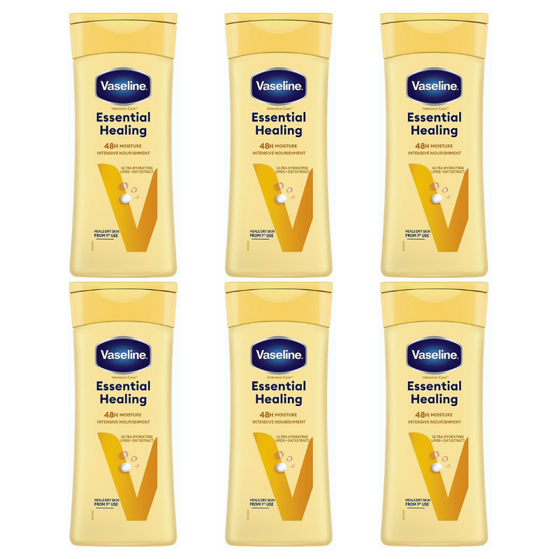 Vaseline Intensive Care Essential Healing Body Lotion 400ml - Pack of 6