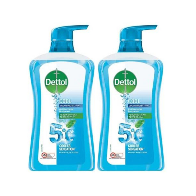 Dettol Cool Antibacterial Bodywash Odour Protection 625g - Pack of 2
