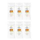 Dove Even Tone Antiperspirant Deodorant Stick, Apple Blossom & Mango Butter, 2.6oz - Pack of 6