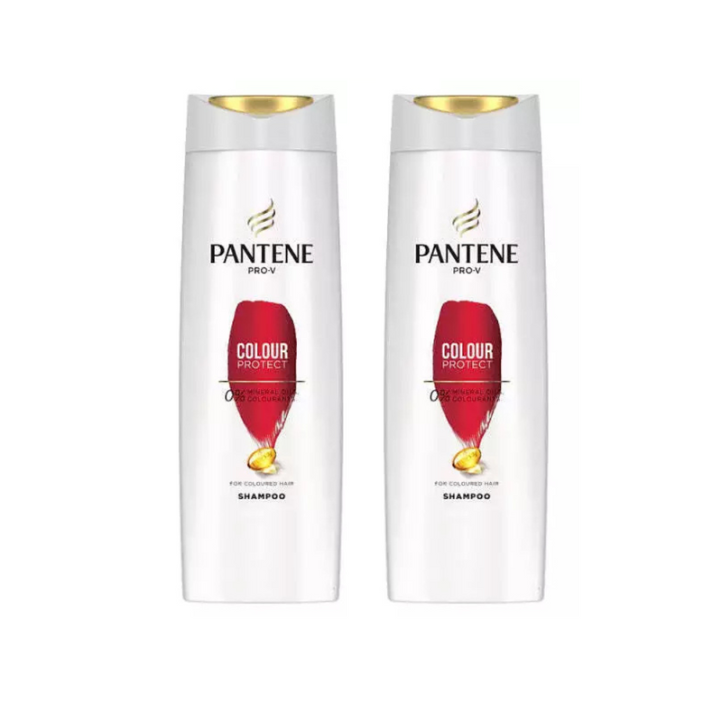 Pantene Pro-V Colour Protect Shampoo For Coloured Hair 400ml - Pack of 2