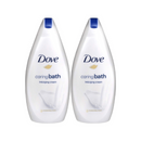 Dove Beauty Bath Body Wash, Indulging Cream 450ml - Pack of 2