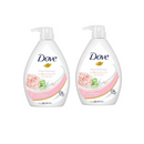 Dove Body Wash Rose Soothing Aloe Vera Scent 33.8oz/1LT - Pack of 2