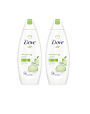 Dove Body Wash Refreshing Cucumber&Green Tea Scent 750ml -Pack of 2
