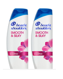 Head & Shoulders Smooth and Silky  Dandruff Shampoo, 400ml -Pack of 2