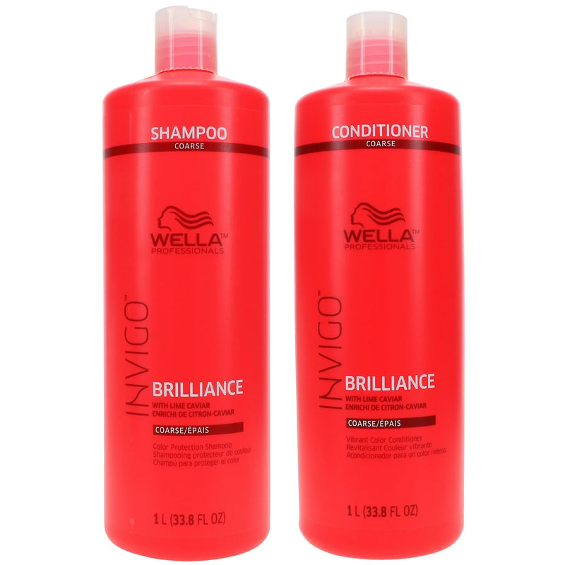 Wella Professionals Invigo Brilliance Coarse Shampoo & Conditioner 33.8oz Duo