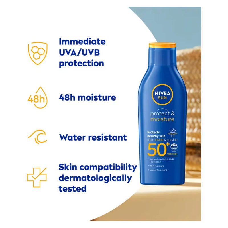 Nivea Sun Protect & Moisture Lotion SPF50+ 200ml