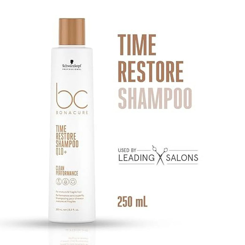 Schwarzkopf Professional Bonacure Time Restore Shampoo With Q10+ 8.5oz