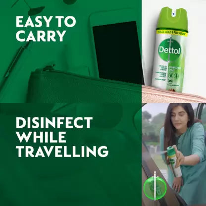 Dettol Disinfectant Spray Bottle, Original Pine 225ml - Pack of 6