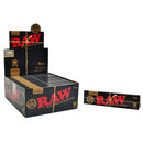 Raw Black Classic King Size Slim Rolling Papers 50 Packs Per Box